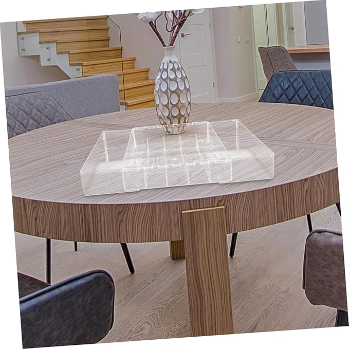 Expandable Cutlery Tray Dividers Acrylic Organizer for Silverware Storage Kitchen Medium Compartment Holder for Forks Spoons and Utensils