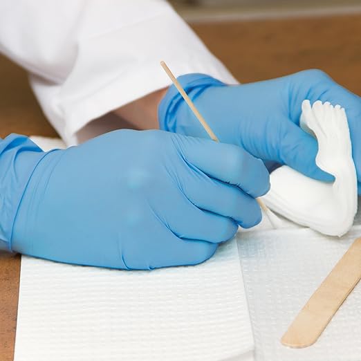 Adenna Miracle 4 mil Powder-Free Nitrile Exam Gloves, Medical Grade, Blue, X-Large, Case of 1800