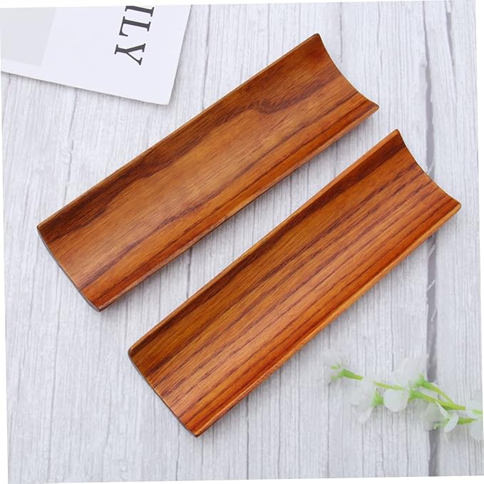 5pcs Dinnerware Natural Style Trays Clean Lines for Kitchen Bathroom Countertop