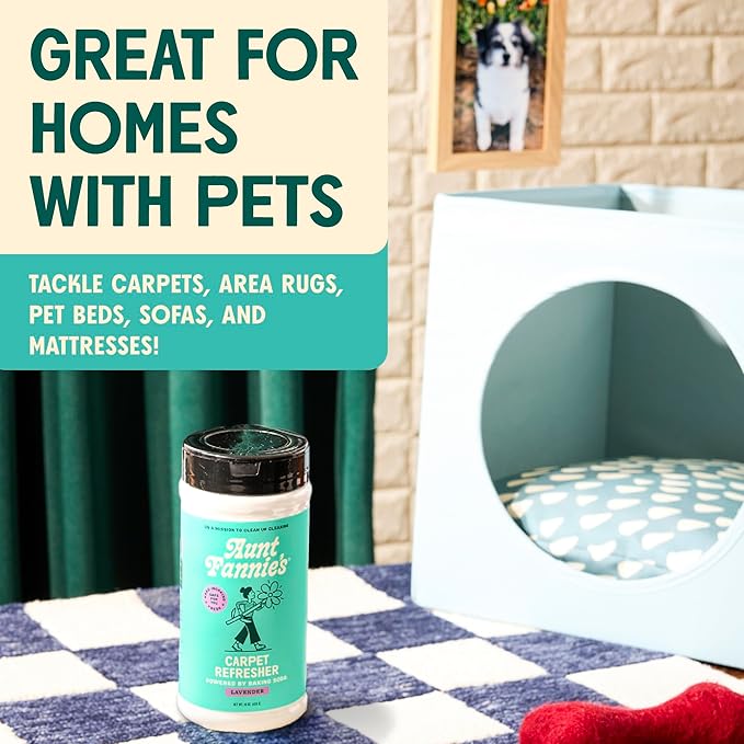 Aunt Fannie's Bundle: Floor Cleaner Vinegar Wash, Bright Lemon + Carpet Refresher, Bright Lemon