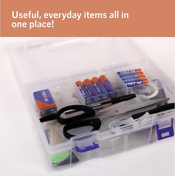 Upper Midland Products Instant Junk Drawer - Funny Housewarming Gifts - 92 Piece Kit - Filled With Home Essentials Must Haves For New Apartments, College Dorm Rooms, and Houses