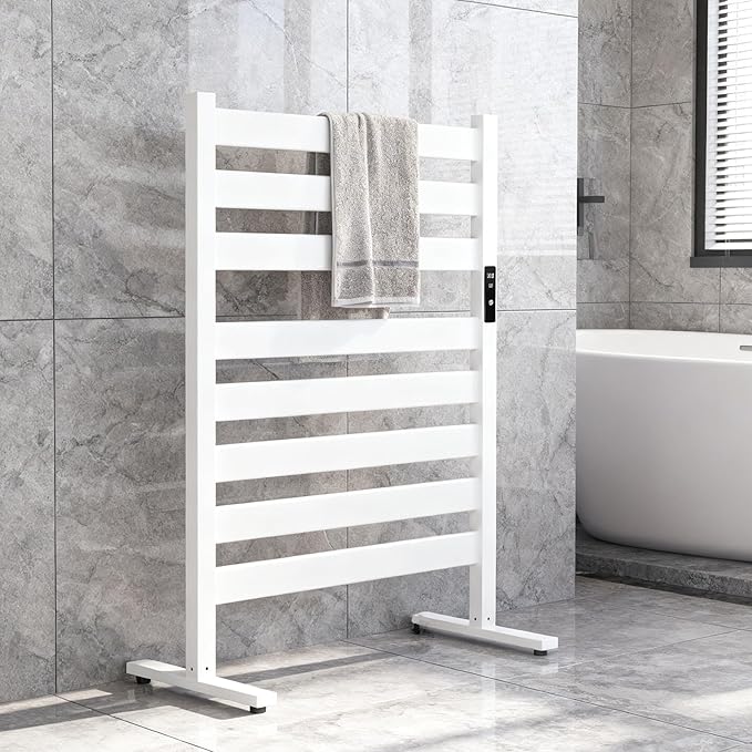Towel Warmers for Bathroom, Heated Towel Racks for Bathroom, with Timer and Temperature Adjustment, Overheat Protection Function, Freestanding Towel Warmer. Suitable for Bathroom, Bedroom