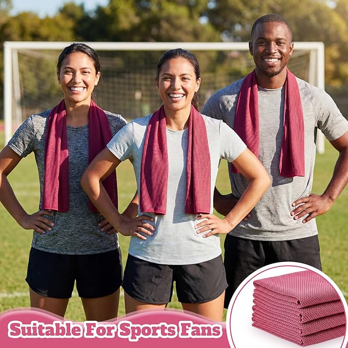 Cooling Towel Bulk - Neck & Face Cool Chilly Towels Microfiber Breathable Sport Sweat Rag for Gym, Yoga, Travel, Camping, Running, Outdoor