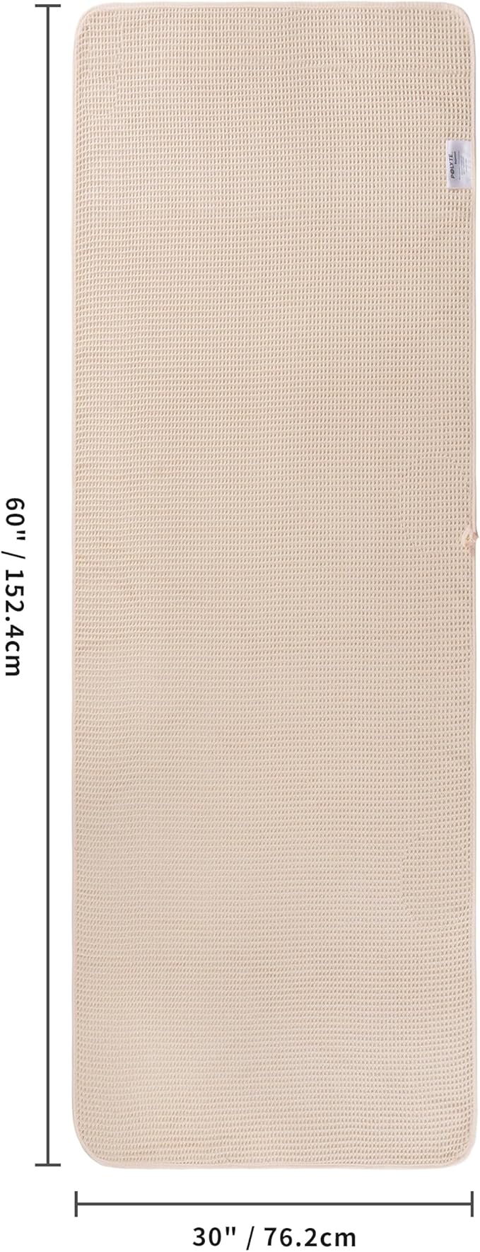 430 GSM Microfiber Oversize Quick Dry Lint Free Bath Towel, 60 x 30 in, 4 Pack (Waffle Weave)