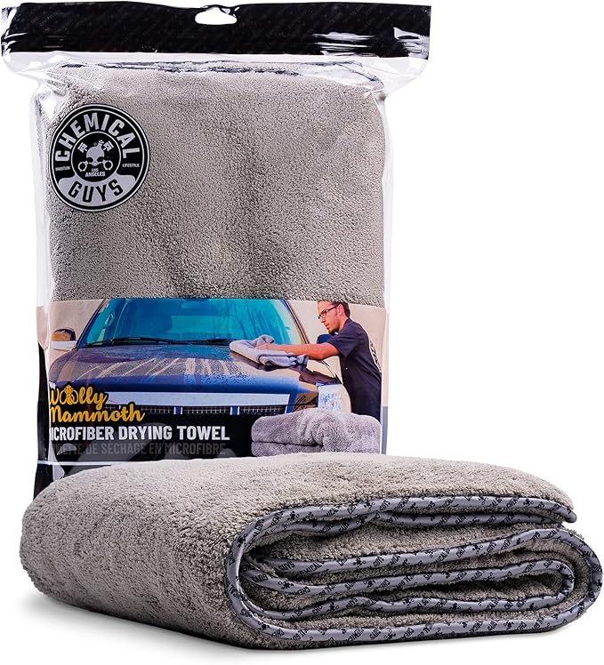 Chemical Guys Premium Microfiber and Woolly Mammoth Towels (Pack of 12) + Accessories
