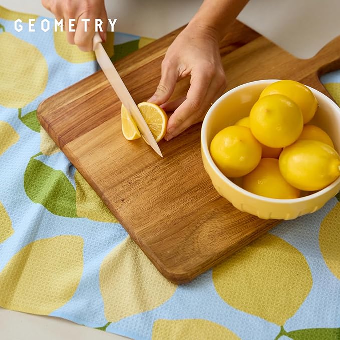 Spring Kitchen Towels - Quick Dry Microfiber Cloth Spring & Summer Dish Towels for Kitchen Drying - Premium Quick Dry Towel - Sunny Star, 18" x 30" - 1-Pack
