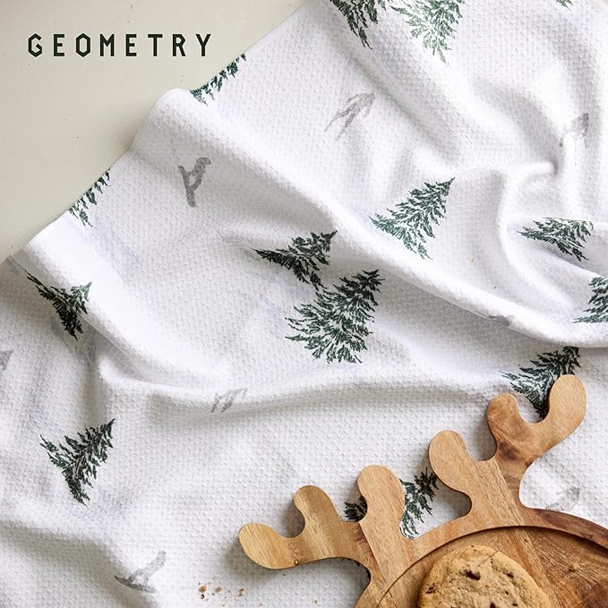 Christmas Kitchen Towels - Quick Dry Microfiber Cloth Dish Towels for Kitchen Drying - Premium Quick Dry Towel - Evermont