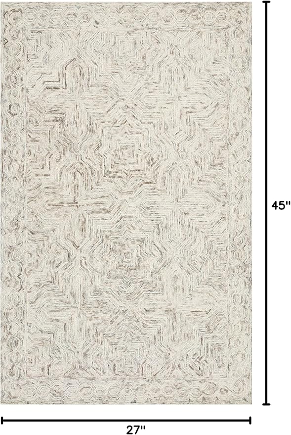 Loloi Ziva Collection ZV-01 Neutral 2'-3" x 3'-9" Accent Rug