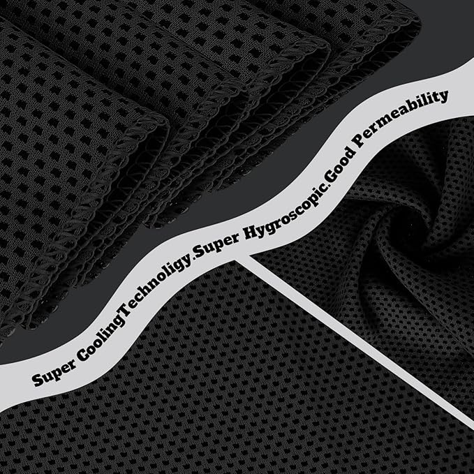 Cooling Towel Bulk - Neck & Face Cool Chilly Towels Microfiber Breathable Sport Sweat Rag for Gym, Yoga, Travel, Camping, Running, Outdoor