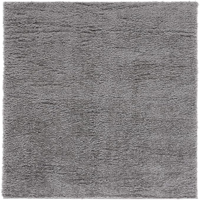 SAFAVIEH Area Rug 8x10 - Lindsay Shag Collection - Large - Dark Grey, Non-Shedding & Easy Cleaning, Ultra Plush Thick Pile, Ideal for Living Room, Bedroom, Dining Space (LNS560G)