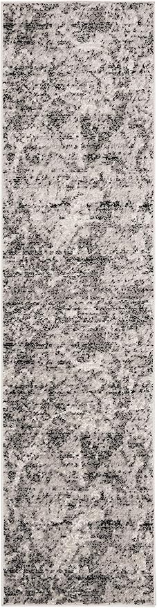 SAFAVIEH Skyler Collection 2' x 6' Charcoal/Ivory SKY186L Modern Abstract Non-Shedding Living Room Entryway Hallway Bedroom Foyer Accent Runner Rug