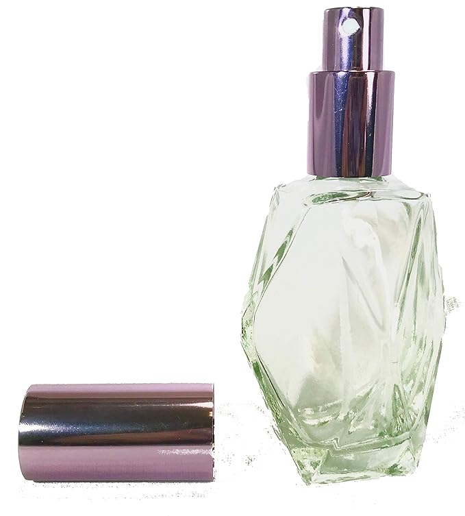 72 Pack Diamond Spray Bottle. Fine Mist Perfume Cologne Atomizer for Essential Oil Aromatherapy Perfume Cologne Refillable (1 oz. Purple)