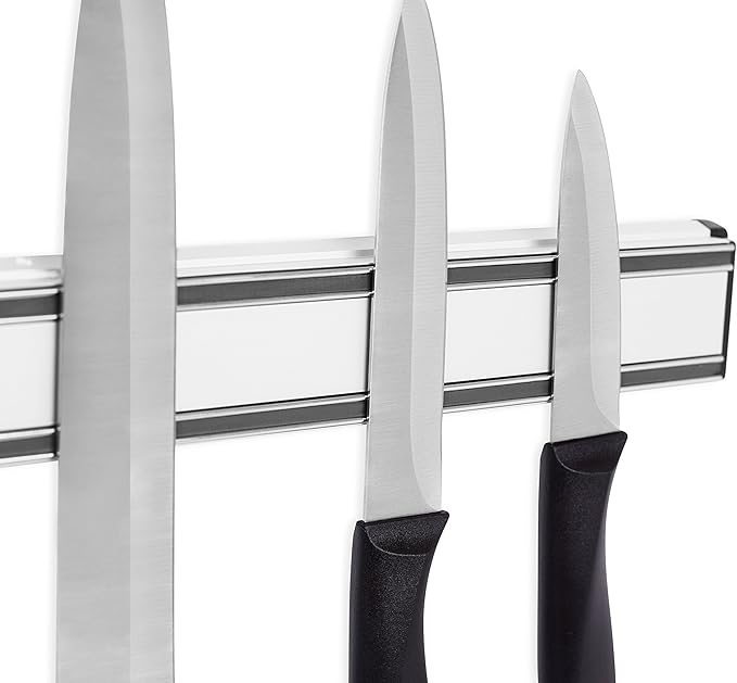 Internet’s Best Magnetic Knife Rack - 18 Inch - Knife Storage Bar Strip - Aluminum - Metal Knives, Utensils and Kitchen Sets Holder