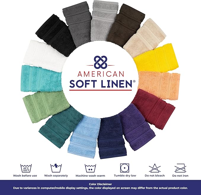 American Soft Linen 35x70 Jumbo Large Bath Towel, 600 GSM 100% Cotton Turkish Bath Sheet, Oversized Luxury Bath Towel for Bathroom Beach and Pool, Dark Gray