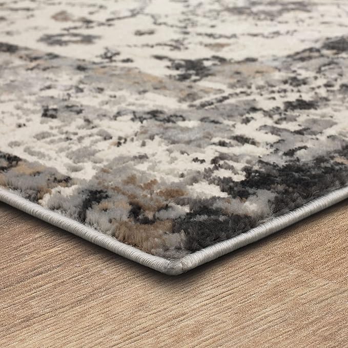 Mohawk Home Shea Traditional Floral Ornamental Light Gray 2' x 2' 11" Area Rug Perfect for Living Room, Dining Room, Office