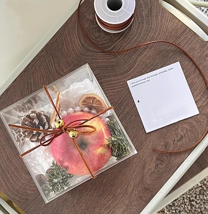 Acrylic Box with Lid 2 Pieces 4*4*4 Inch Clear Square Cube Plastic Decorative Boxes Clear Display Box Candy Jewelry Storage Boxes Organize Containers for Birthday Valentine's Day Party Favor