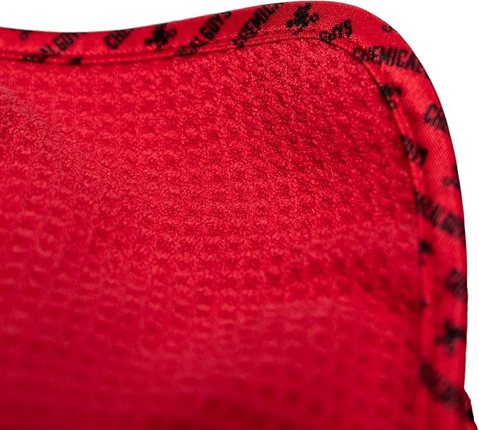 Chemical Guys MIC_506_24 Professional Grade Premium Microfiber Towels, Gold - Safe for Car Wash, Home Cleaning & Pet Drying Cloths & MIC707 Waffle Weave Glass and Window Microfiber Towel, Red