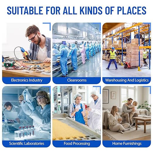 Adhesive Mat Tacky Pads 24" x 36", (Case of 4 Packs, 30 Sheets/Packs, 120 Sheets Total) Blue Cleanroom Floor Sticky Mats Capture Dirt for Laboratory, Construction, Hospital, Shoes, Pet, Gym