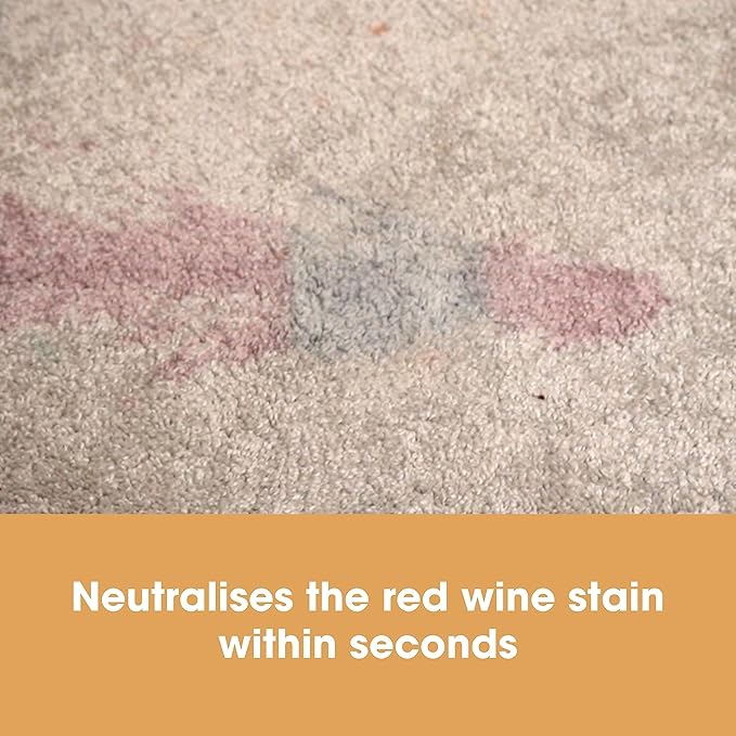 Furniture Clinic 17oz Red Wine Stain Remover Solution | Stain Removal Treatment for Clothing, Carpet, Upholstery | Effective for New and Old Stains | (500ml/ 17oz)