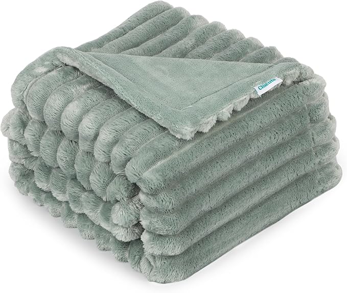 Waterproof Dog Blanket, Soft Fleece Blanket for Couch Protector, Reversible Pet Blankets Furniture Protector Cover for Small Medium Large Dogs Cats (Green, 30"x40")