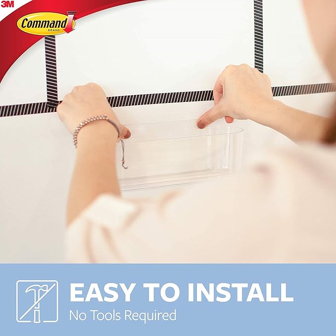 Command Large Caddy, Organize Damage-Free, 1 caddy, 4 strips (HOM-15)
