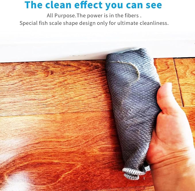 Microfiber Glass Cleaning Cloths | Streak Free Windows Mirrors & Cars Windshields Cleaning Towel | Glass Polishing Cleaning Cloth | All-Purpose Dust Dirt Cleaning Rags | Lint Free Pack of 18