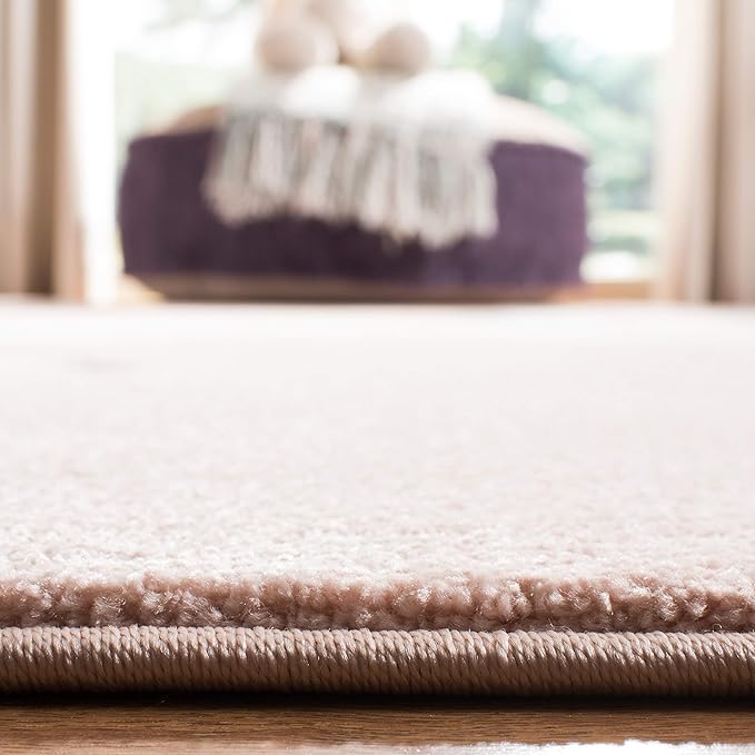 SAFAVIEH Carousel Kids Collection Area Rug - 8' x 10', Pink & Ivory, Non-Shedding & Easy Care, Ideal for High Traffic Areas for Boys & Girls in Playroom, Nursery, Bedroom (CRK163P)