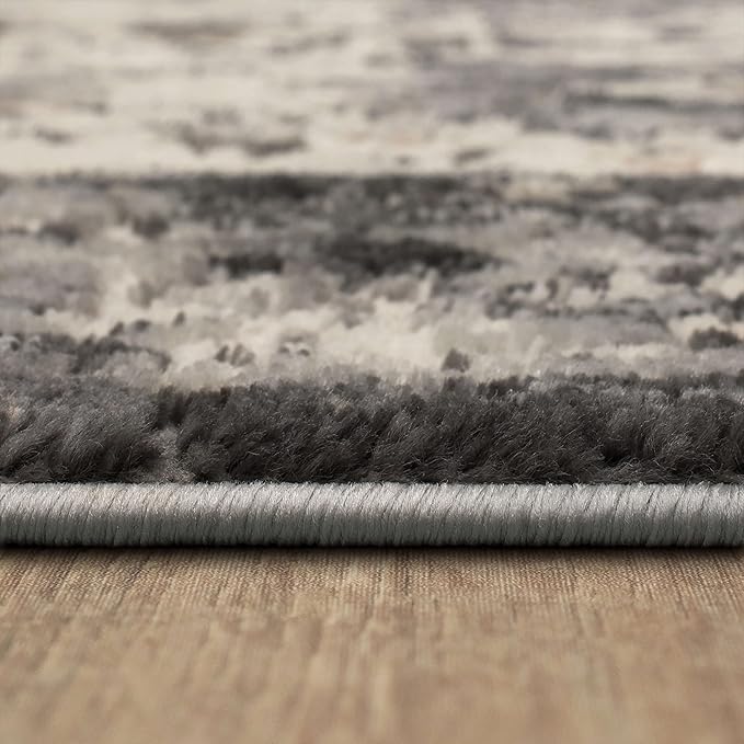 Mohawk Home Shea Traditional Floral Ornamental Light Gray 2' x 2' 11" Area Rug Perfect for Living Room, Dining Room, Office