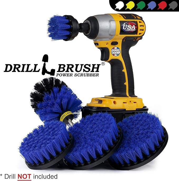 Boat Brush Scrubbing Accessories - Aquatic Cleaning Supplies - Boat Hull Cleaning Brush Set - Barnacle Remover - Boat Deck Brush - Tank Cleaning Tool Set - Fish Tank Scrubbing Brush - Boat Brush Set