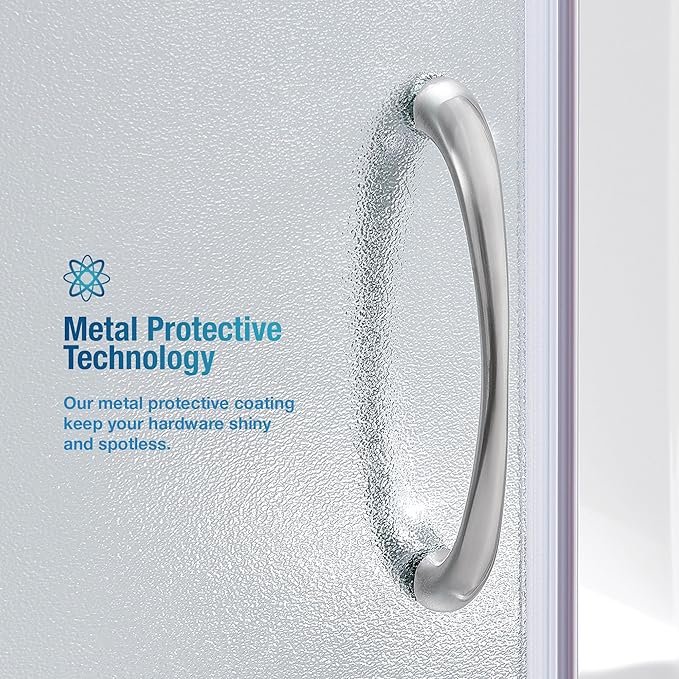 OVE Decors Breeze 34 in. Corner Shower Frosted Sliding Door with Base in Satin Nickel Finish