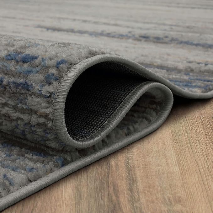 Mohawk Home Nexus Modern Contemporary Abstract Light Gray 7' 10" x 10' Area Rug Perfect for Living Room, Dining Room, Office