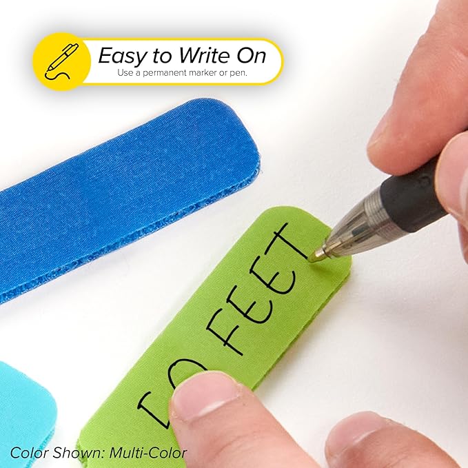 Cable Labels by Wrap-It Storage, Large, White (30-Pack) Write On Cord Labels, Wire Labels, Cable Tags and Wire Tags for Cable Management and Organizer for Electronics, Computers and More
