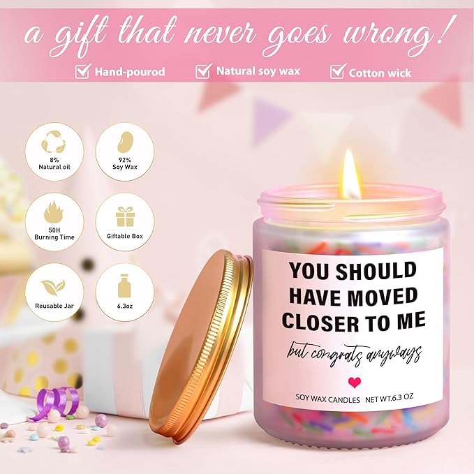 House Warming Gifts for New Home Housewarming Gifts Lavender Scent Candles Apartment Funny Decor New Homeowner Gift for Her Friends