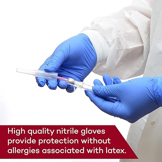 Dealmed Medical Exam Gloves – 2000 Count Large Nitrile Gloves, Disposable Non-Irritating Latex Free, Multi-Purpose Use for a First Aid Kit and Medical Facilities