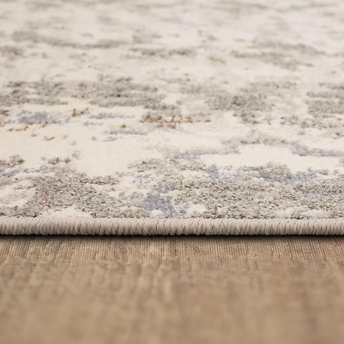 Mohawk Home Helena Abstract Ikat Beige 2' 1" x 5' Area Rug Perfect for Kitchen, Living Room, Dining Room
