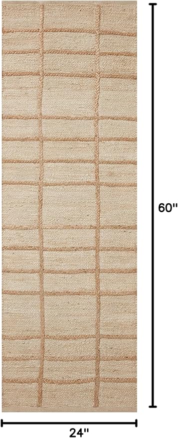 Loloi Bodhi Collection BOD-04 Ivory/Natural 2'-0" x 5'-0" Accent Rug