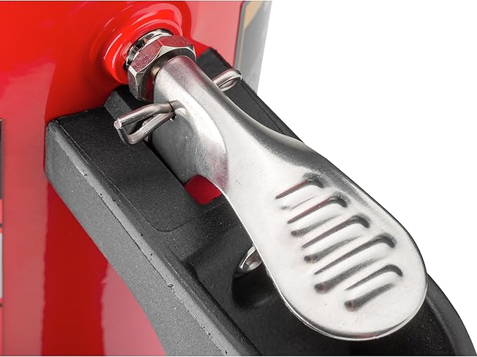 Powerbuilt 1 Quart Refillable Non-Aerosol Pressurized Sprayer for Oil, Lubricants, Degreasers - 32oz Canister with Brass Nozzles & Stainless-Steel Corrosion Resistant Inner Lining (Red) - 643090ECE