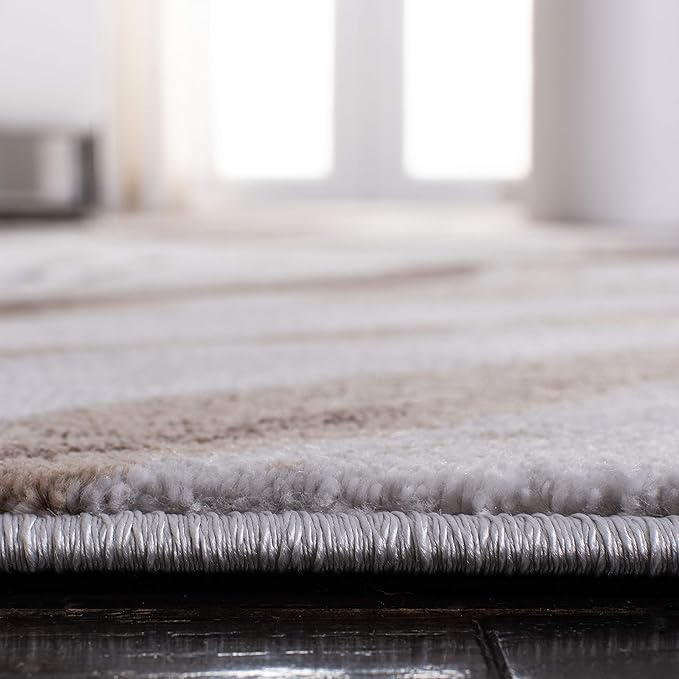 SAFAVIEH Craft Collection Runner Rug - 2'3" x 6', Gold & Grey, Modern Abstract Design, Non-Shedding & Easy Care, Ideal for High Traffic Areas in Living Room, Bedroom (CFT819D)