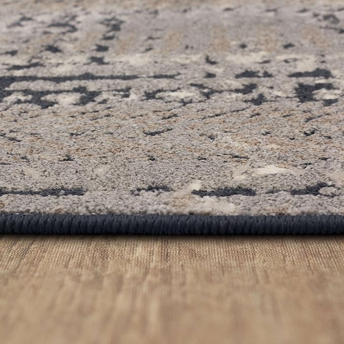 Mohawk Home Dutton Modern Abstract Stripe Gray 2' 1" x 3' 8" Area Rug Perfect for Kitchen, Living Room, Dining Room