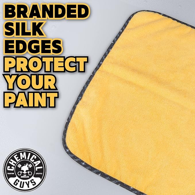 Chemical Guys Premium Microfiber Towels (16 Inch x 16 Inch) (Pack of 12) and Chenille Premium Scratch-Free Microfiber Wash Mitt (2 Pack)