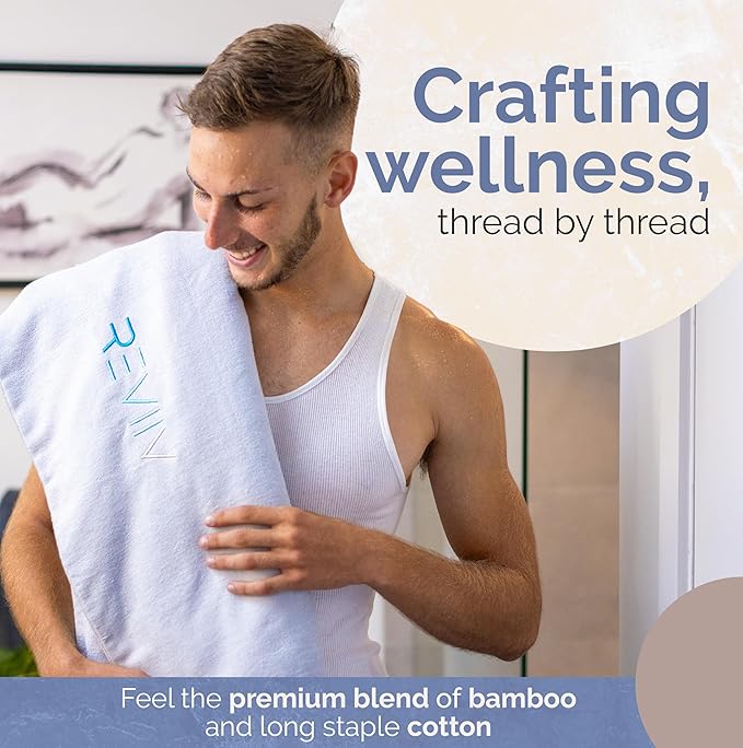 Sauna Blanket Insert Towel 3Pc Kit - Includes Soft & Absorbent Sauna Towel Sack with Microfiber Face Towel & Headband - Sauna Accessories for Infrared Sauna Blanket Simplified Cleanup - 70" x 30"