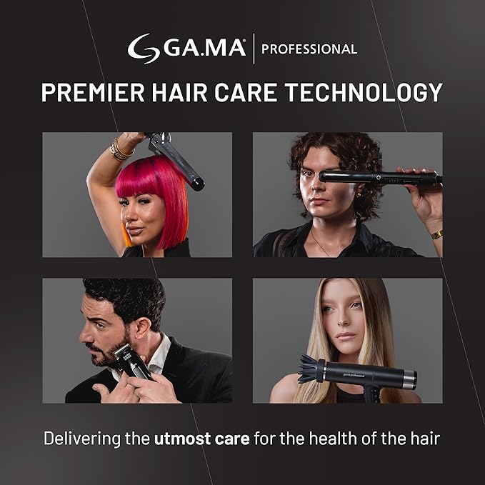 GA.MA iQ Net Hair Dryer Holder, Stainless Steel, Suction Cup Mount, Secure & Durable Salon Organization Accessory, Silver