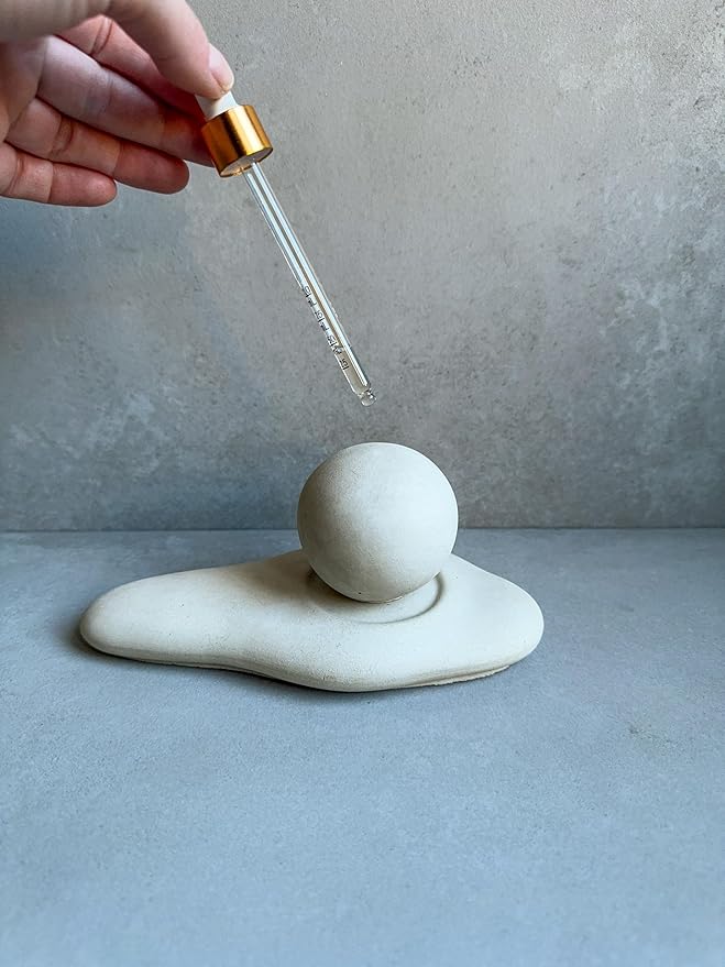 Concrete Essential Oil Diffuser, Aromatherapy Sphere, Passive Dome Diffuser, Cement Decor, Fragrance Air Freshener, Cement Diffusing Stone