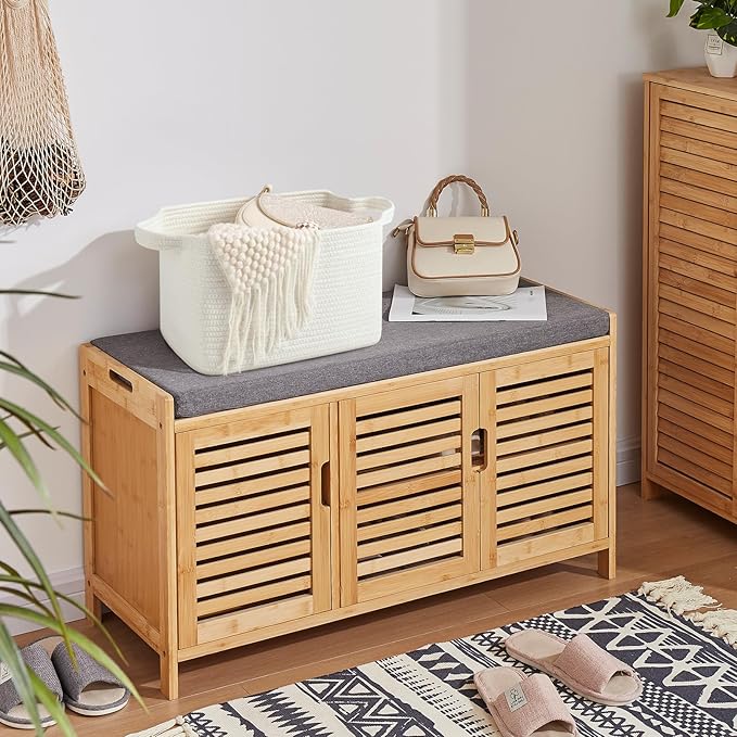 Storage Baskets for Organizing, Woven Baskets for Shelves, Rectangle Decorative Organizer for Storage Clothes, Toy, Books, Towels Nursery Bins 3 Pack (White, 13"x9.85"x8.7")