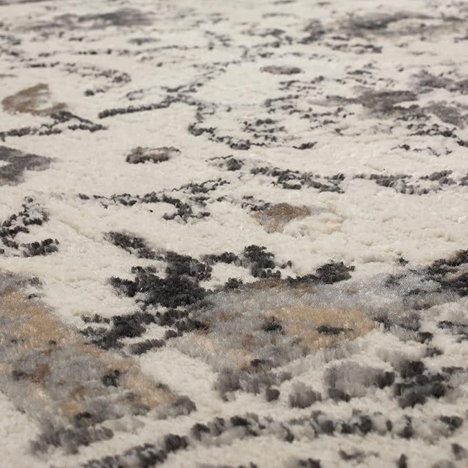 Mohawk Home Shea Traditional Floral Ornamental Light Gray 2' x 2' 11" Area Rug Perfect for Living Room, Dining Room, Office