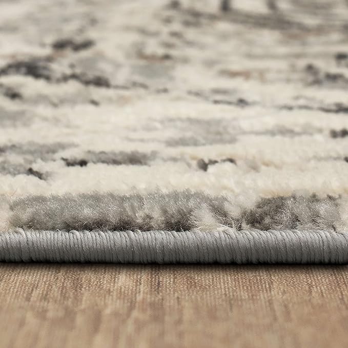 Mohawk Home Invati Traditional Floral Ornamental Cream 3' 11" x 6' Area Rug Perfect for Living Room, Dining Room, Office