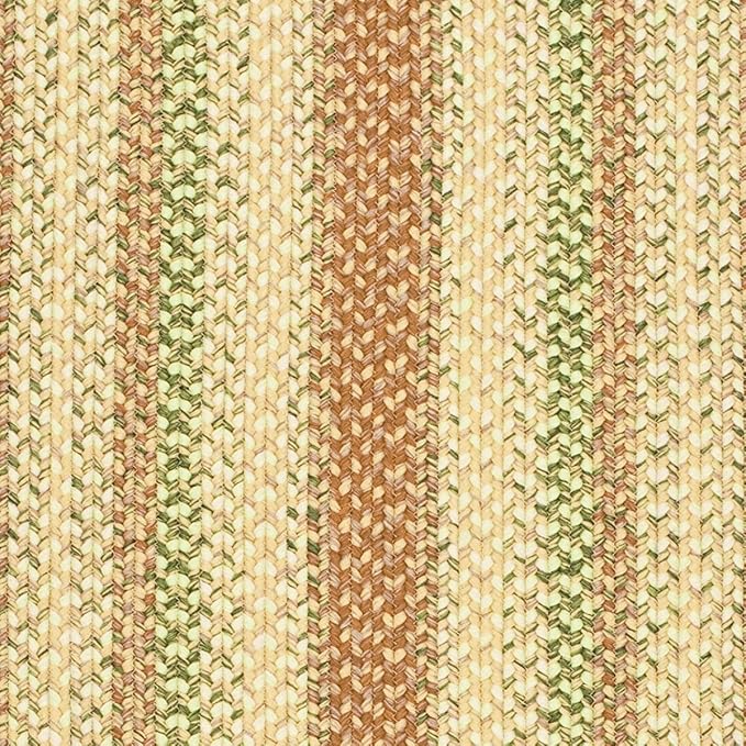 SAFAVIEH Washable Rug Outdoor Braided Collection - 2' x 3', Rust & Multi, Handmade & Reversible, Non-Shedding & Easy to Clean, Ideal for Entryway, Patio, Kitchen, Mudroom, Front Door (BRD303A)
