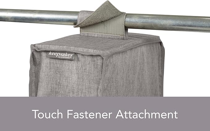 Covermates Keepsakes Hanging Shoe Organizer - Heavy Duty Material, Sturdy Interior Shelves - Closet Storage, Grey Heather