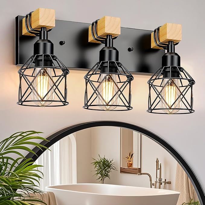 Bathroom Light Fixtures Vanity Lights for Bathroom Small Lamp Shades Vanity Lighting Fixtures Black Light Fixture Over Mirror