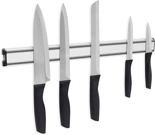 Internet’s Best Magnetic Knife Rack - 18 Inch - Knife Storage Bar Strip - Aluminum - Metal Knives, Utensils and Kitchen Sets Holder